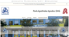 Desktop Screenshot of park-apotheke-merzig.de